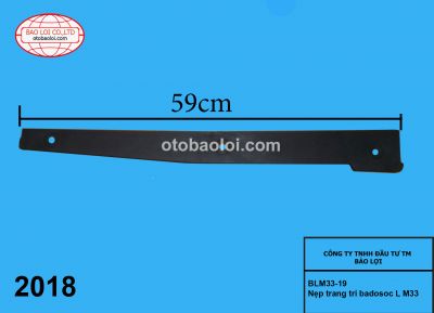 Nẹp trang trí badosoc L M33