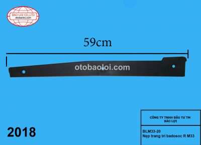 Nẹp trang trí badosoc R M33
