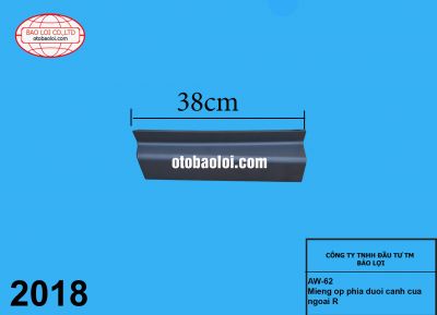 Mieng op phia duoi canh cua ngoai R