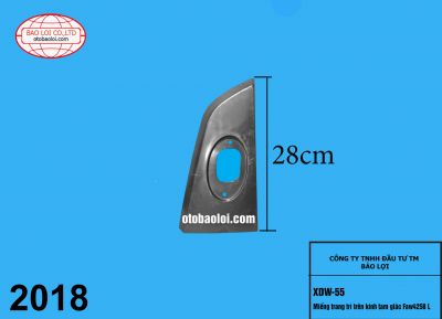 Miếng trang trí trên kính tam giác Faw4258 L