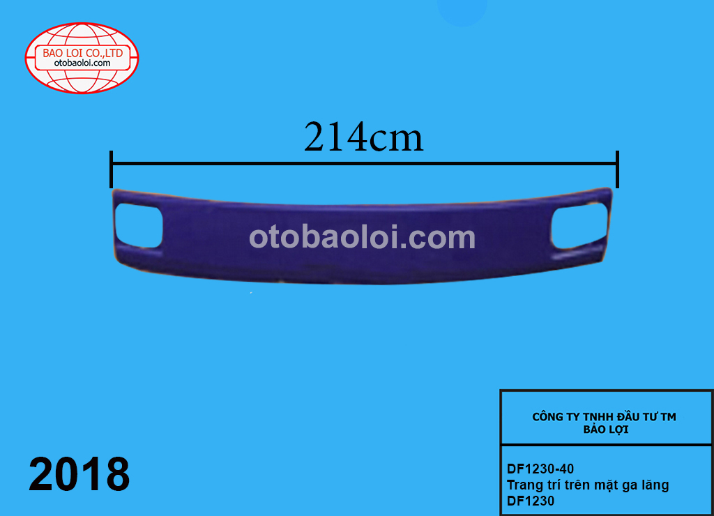 Trang trí trên mặt ga lăng DF1230