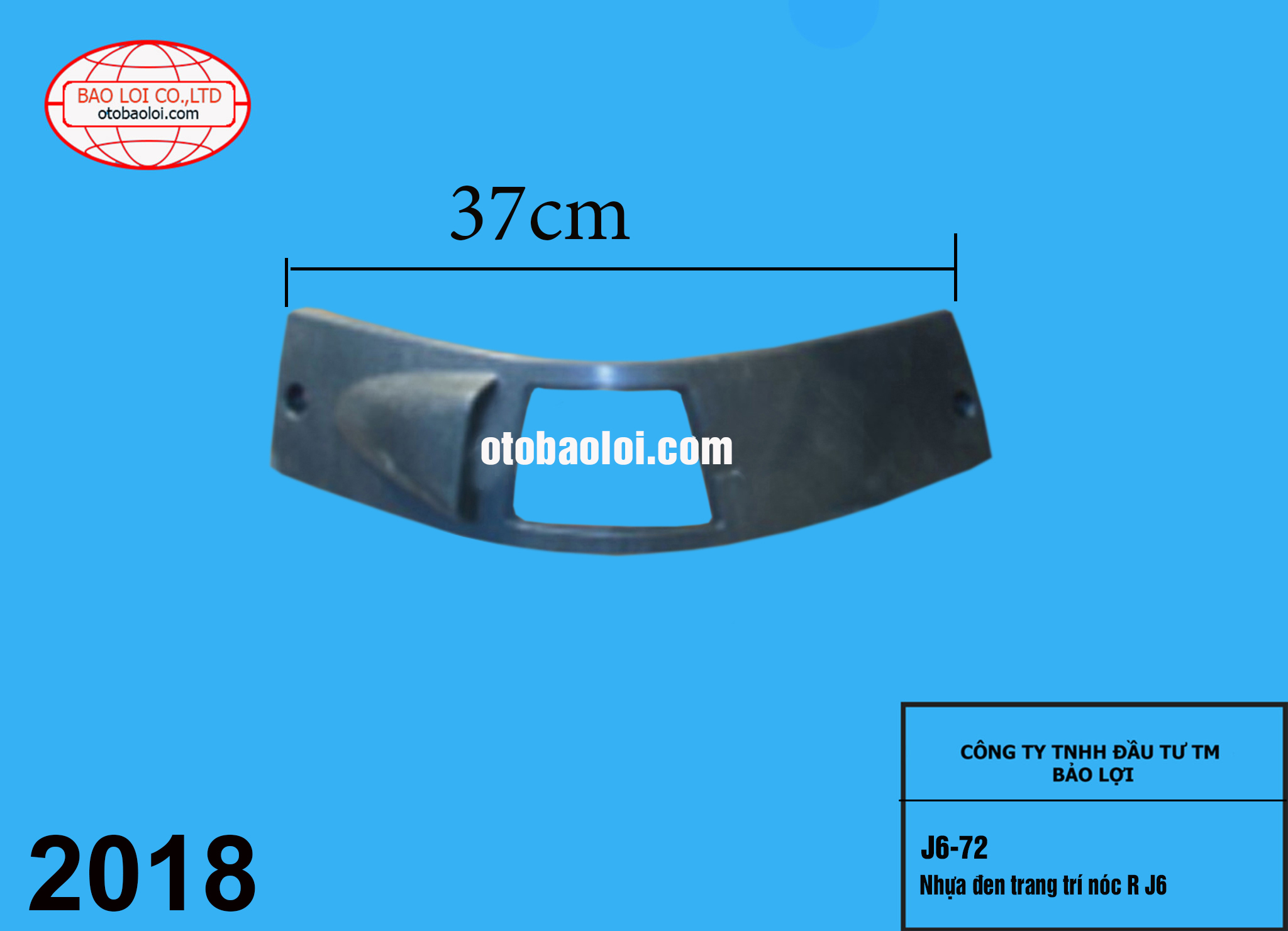 Nhựa đen trang trí nóc R J6