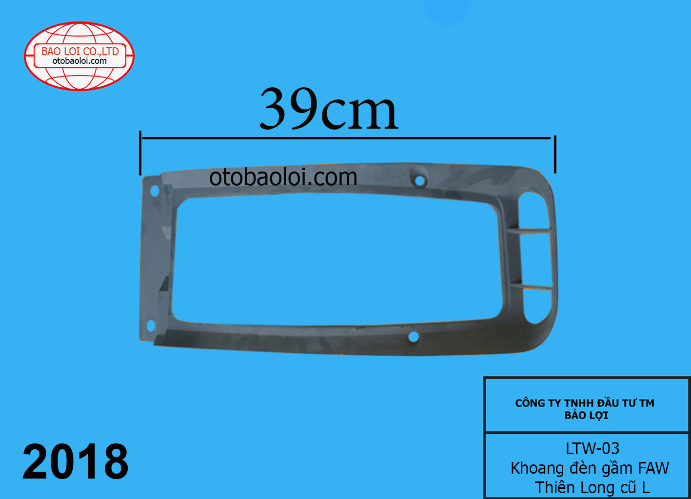 Khoang đèn gầm  FAW Thiên Long cũ L