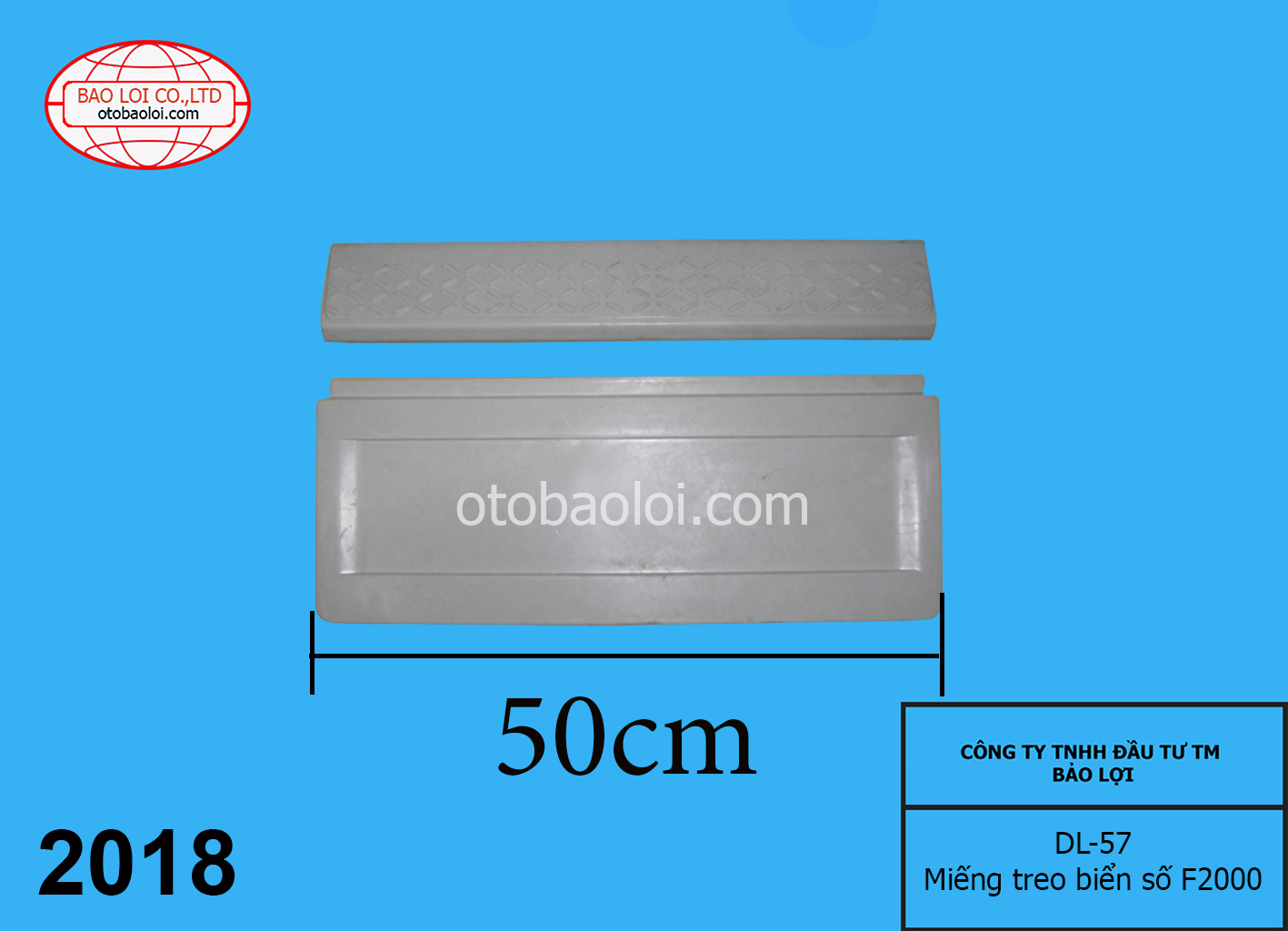 Miếng treo biển số F2000