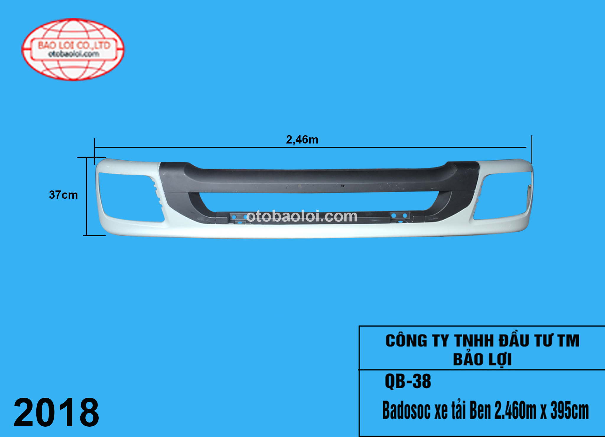 Badosoc xe tải Ben 2.460m x 395cm