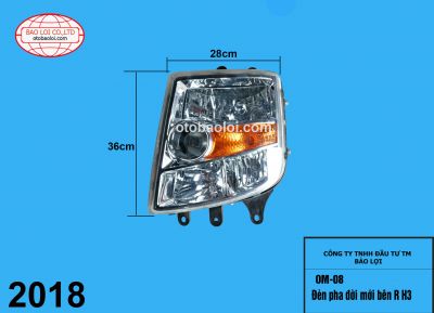 Đèn pha đời cũ bên L H3