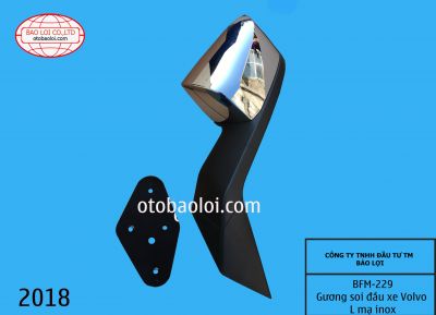 Gương soi đầu xe Volvo L mạ inox
