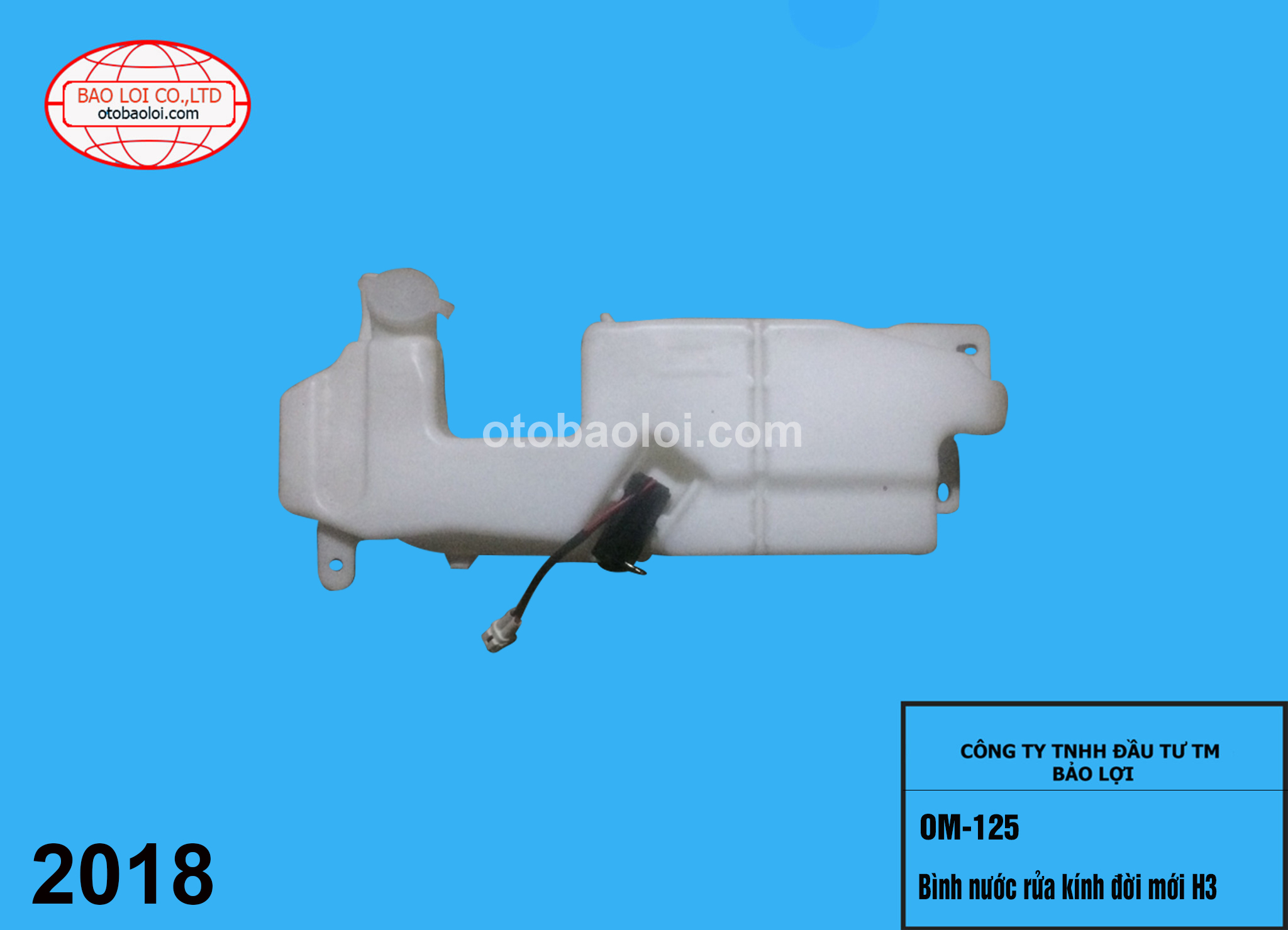 Bình nước rửa kính đời mới H3