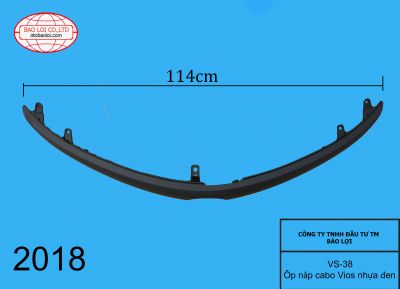 Ôp nắp cabo Vios  nhựa đen