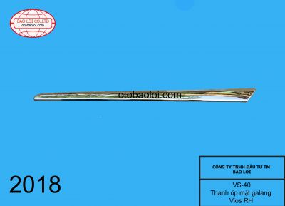 Thanh ốp mặt galang Vios RH