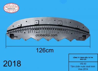 Chắn bùn gầm động cơ Vios 2014