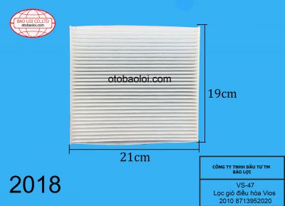 Lọc gió điều hòa  Vios 2010 8713952020