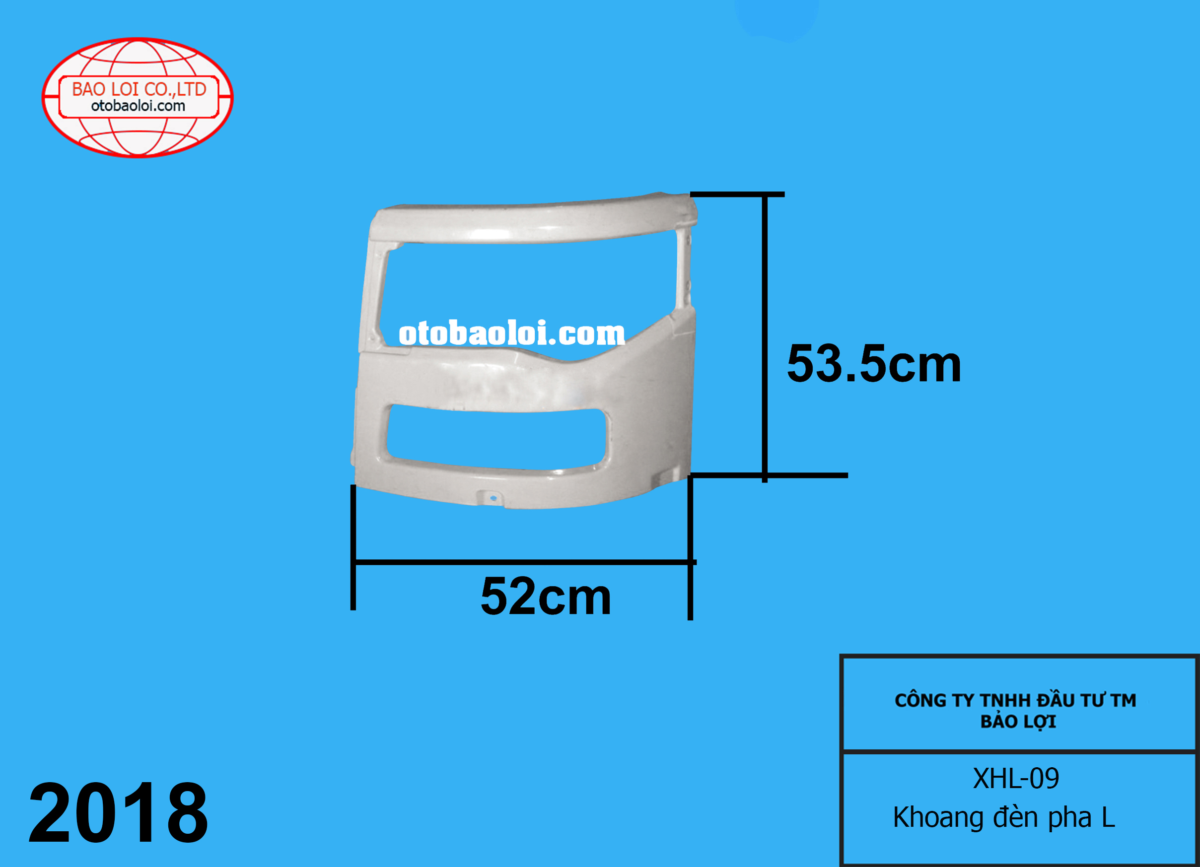 Khoang đèn pha L  CamC đời mới