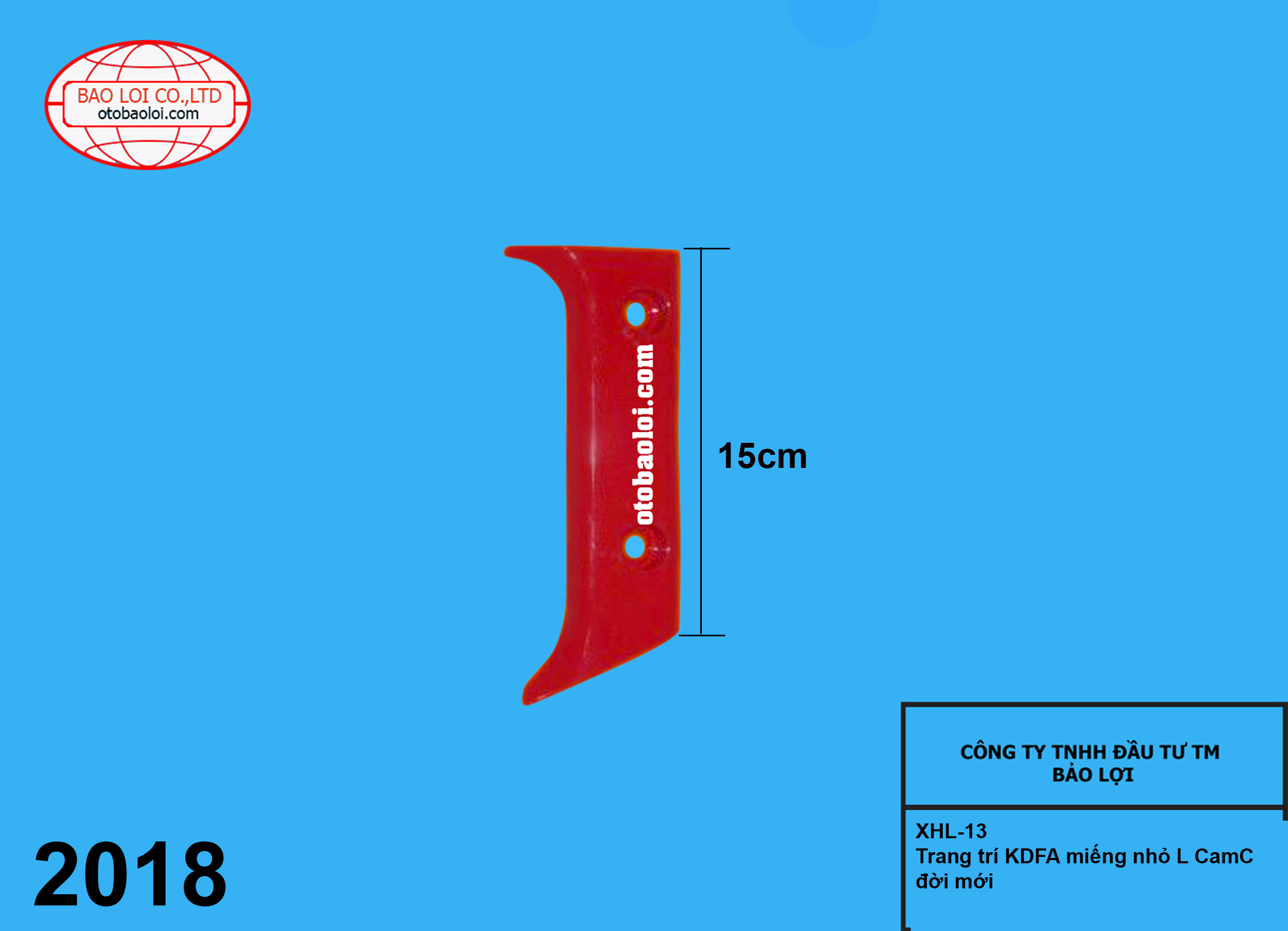 Trang trí KDFA miếng nhỏ L CamC đời mới
