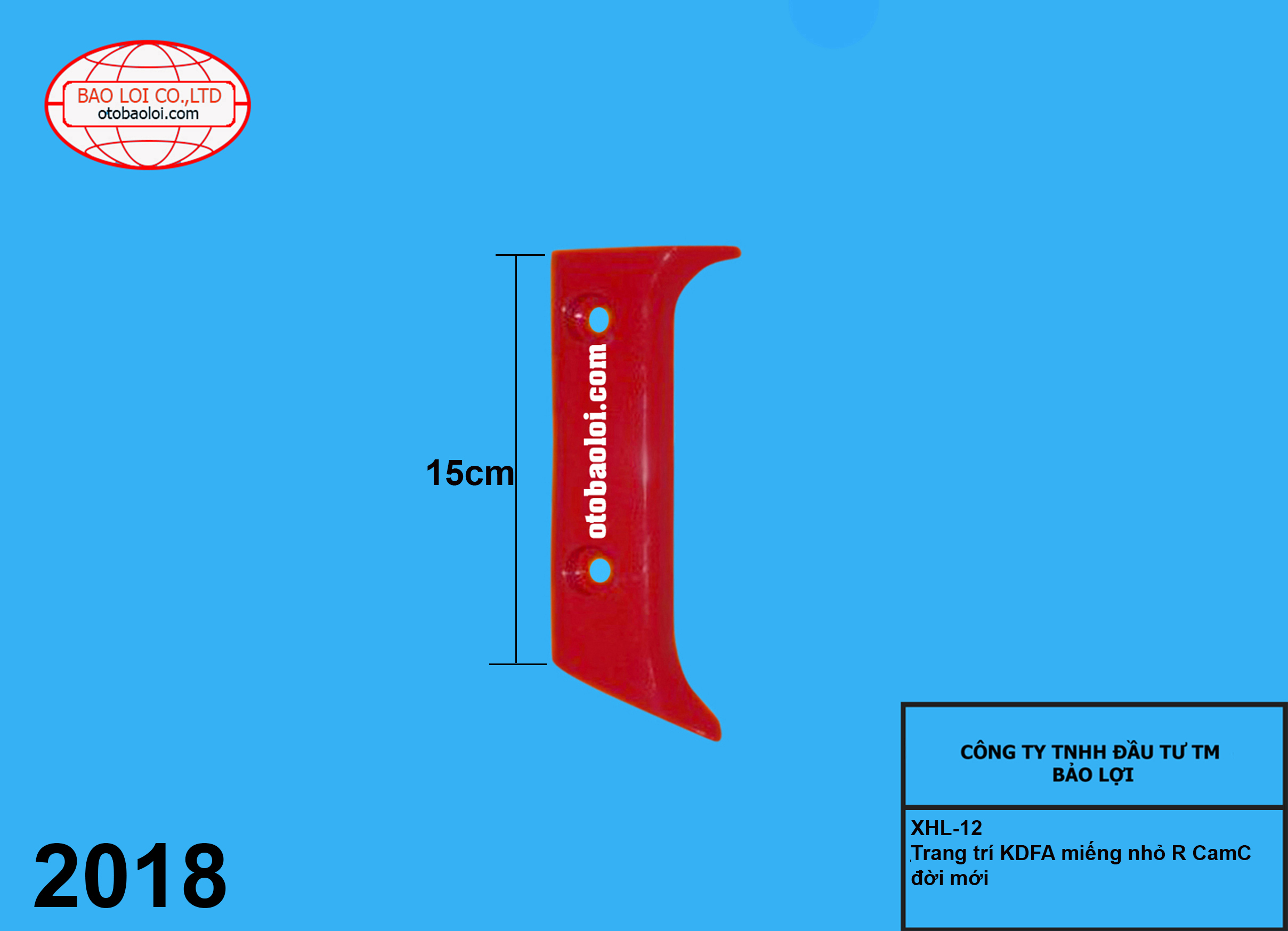 Trang trí KDFA miếng nhỏ R CamC đời mới