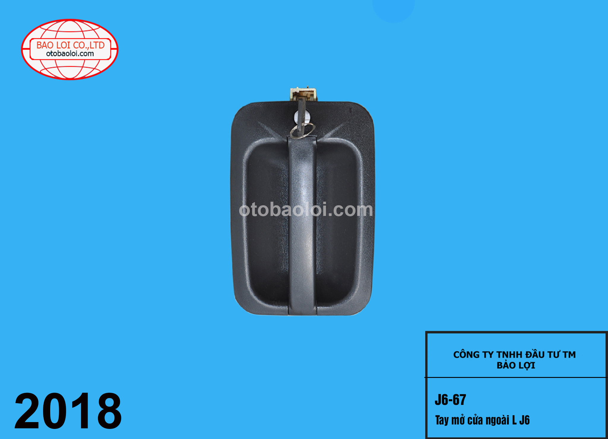 Tay mở cửa ngoài L J6