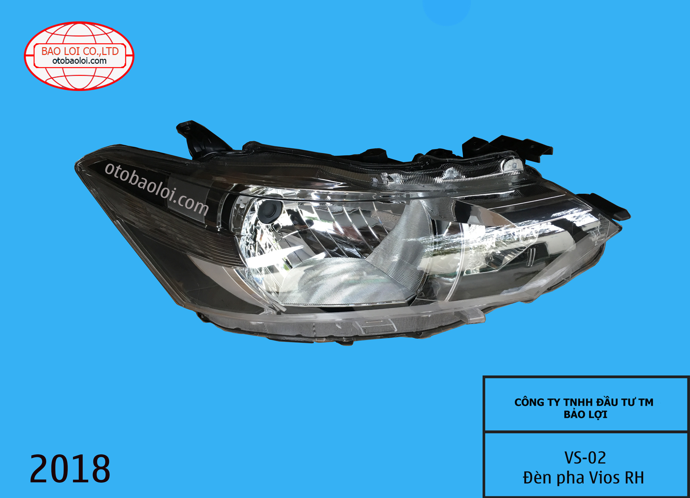 Đèn pha Vios RH