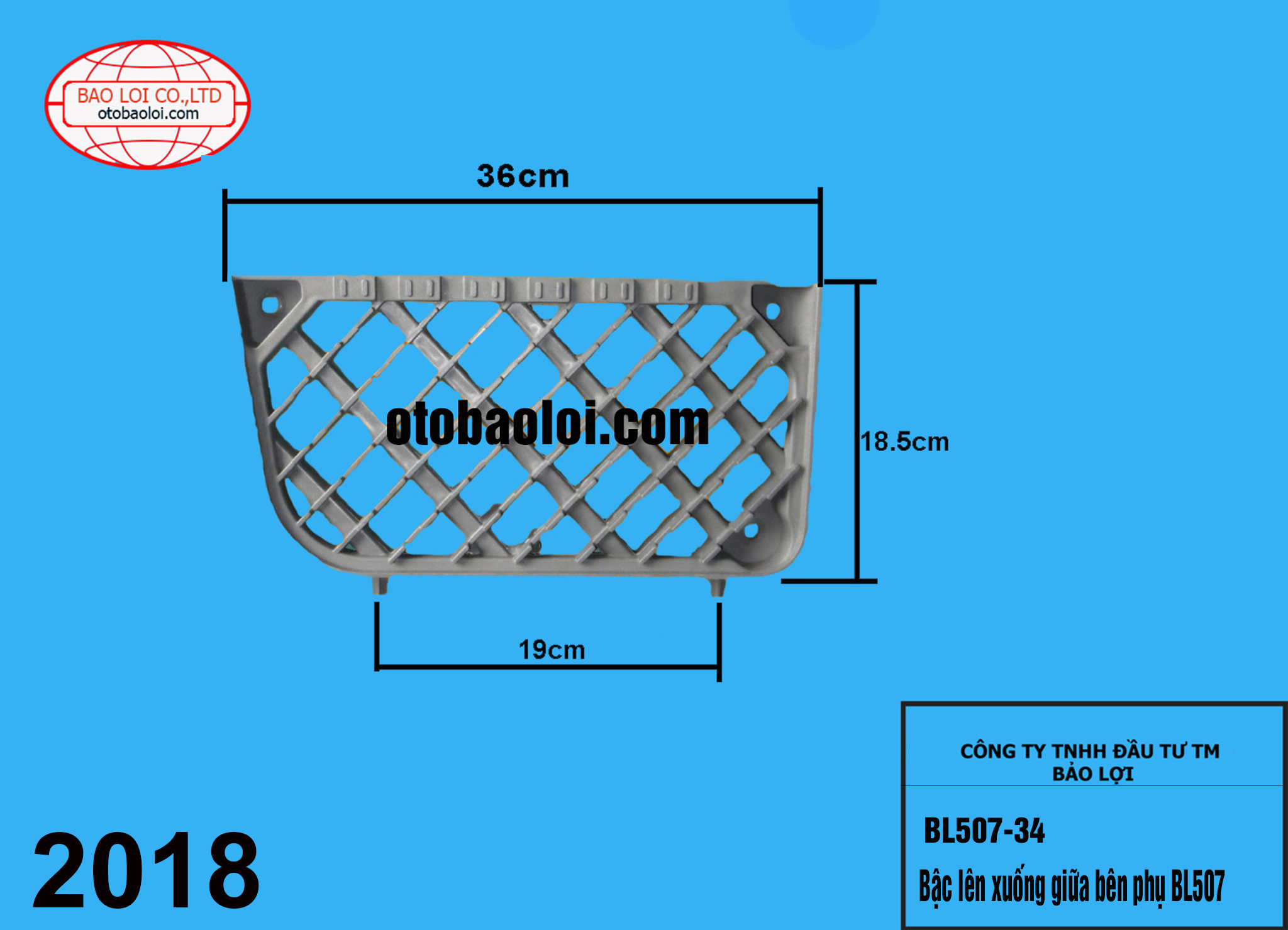 Bậc lên xuống giữa bên phụ BL507