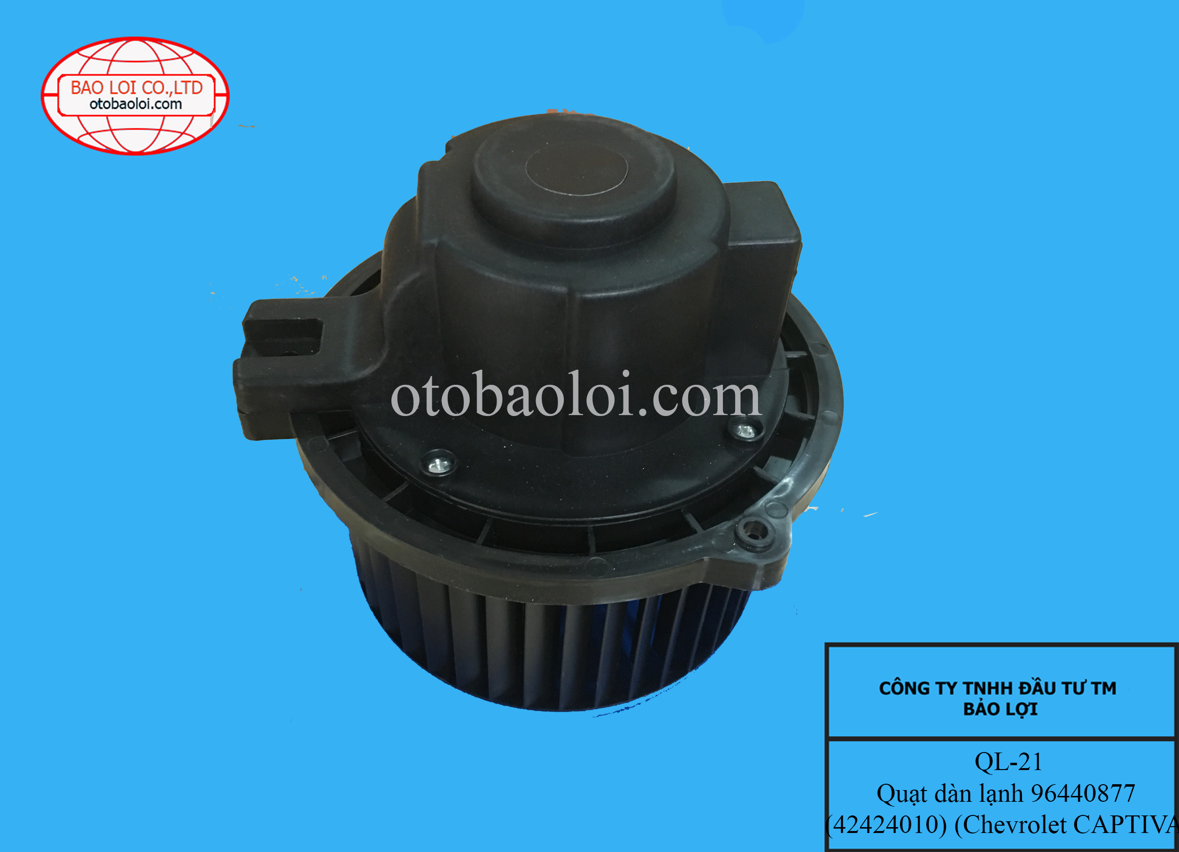 Quạt dàn lạnh 96440877 (42424010) (Chevrolet CAPTIVA)