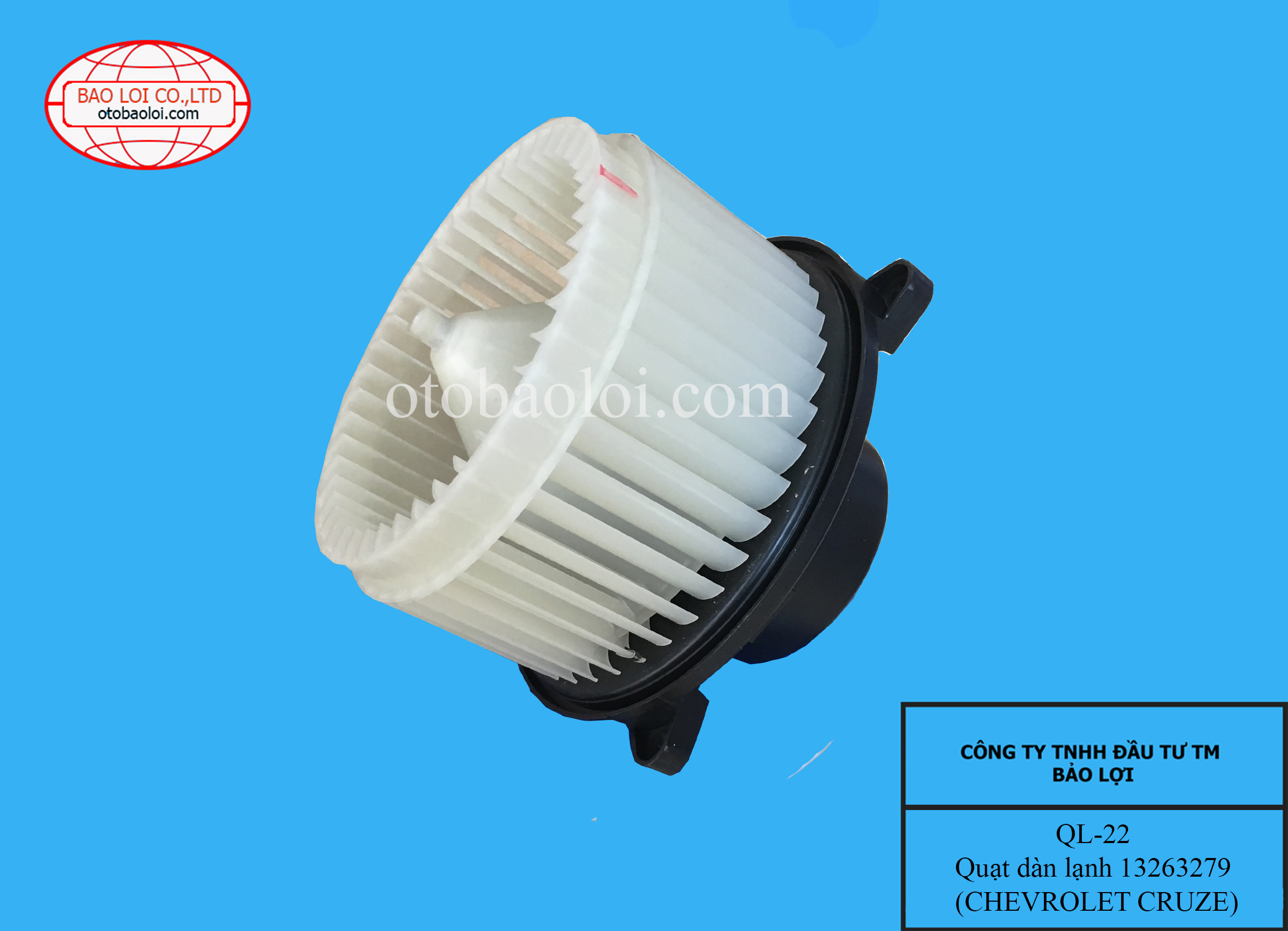 Quạt dàn lạnh 13263279 (CHEVROLET CRUZE)
