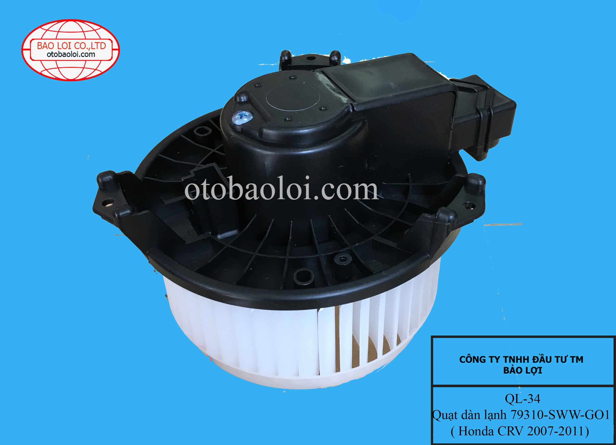 Quạt dàn lạnh 79310-SWW-G01 ( Honda CRV 2007-2011)