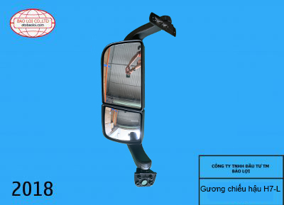 Gương chiếu hậu nhựa đen L