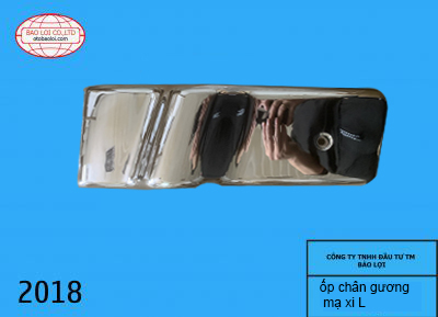 ốp chân gương mạ xi L