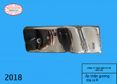 ốp chân gương mạ xi R