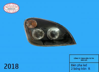 Đèn pha led 2 bóng tròn R