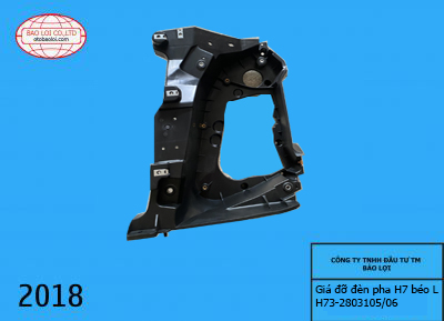 Giá đỡ đèn pha h7 béo L