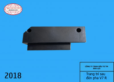 Trang trí sau đèn pha V7 R