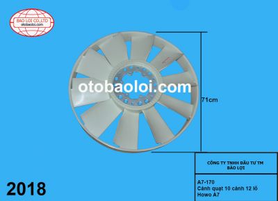 Cánh quạt a7 10 cánh 6 lỗ