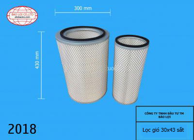 Lọc gió 30x43 sắt