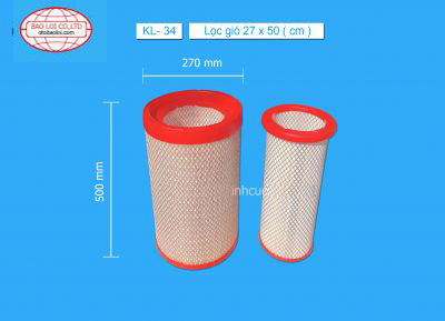 Lọc gió 27*50