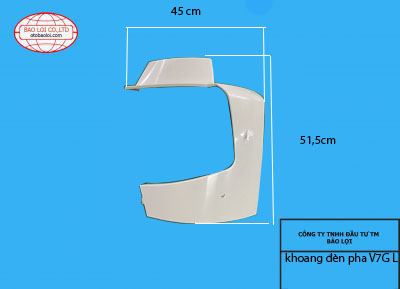 Khoang đèn pha V7 L