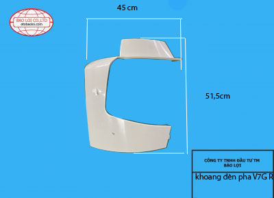 Khoang đèn pha V7 R