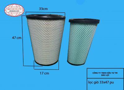lọc gió 33x47