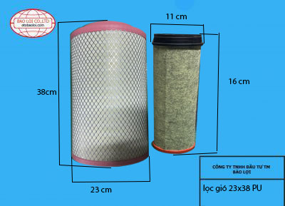 Lọc gió 23x38