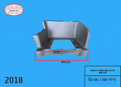 Ốp bậc dưới 1 bậc H7 R (ban hep)