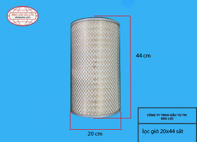 Lọc gió 20*44
