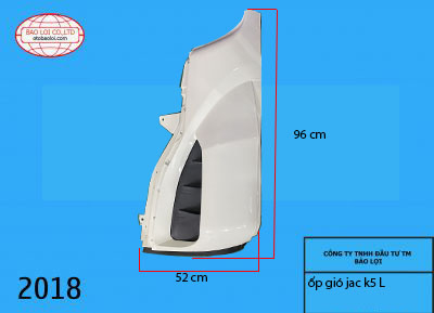 Ốp gió jac K5 L