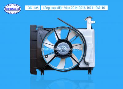 Lồng quạt điện Vios 2014-2016 16711-0M110 (bản ngắn)