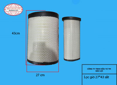 Lọc gió 27*43 PU