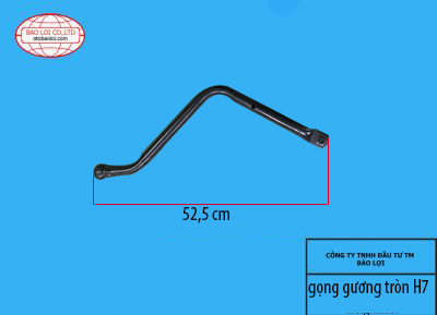 Gọng gương tròn H7