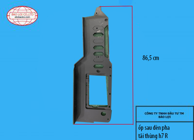 Ốp sau đèn pha tải thùng H7 R