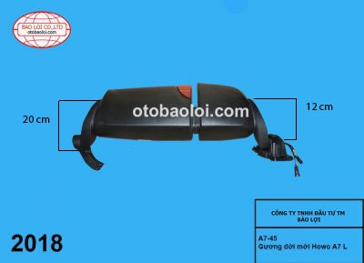 Gương đời mới Howo A7 L(mập chân ngắn)