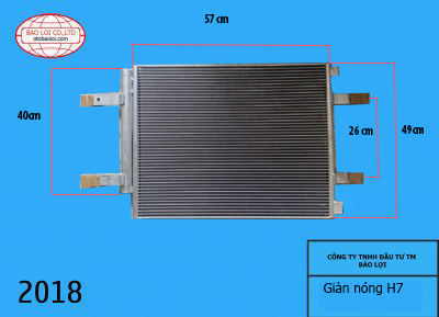 Gian nóng H7 đầu kéo