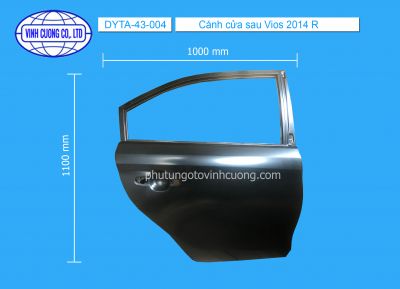 cánh cửa sau vios 16 R
